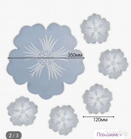 Молд силиконовый для эпоксидной смолы