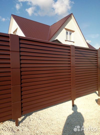 Жалюзийный забор