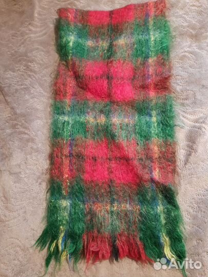 Шарф мохеровый из 90-х, новый, Индия