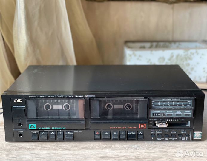 Дека кассетная JVC KD-W110 (black)