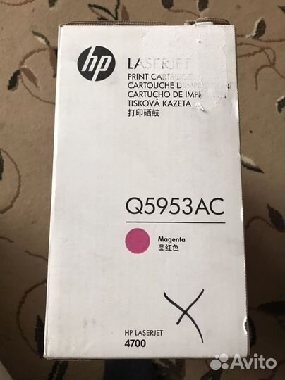 Картридж hp Magenta (красный) 4700