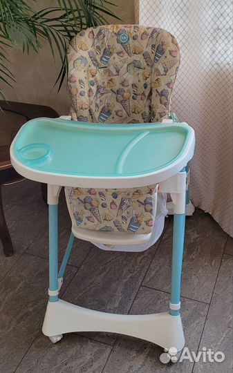 Стульчик для кормления happy baby kevin с рождения