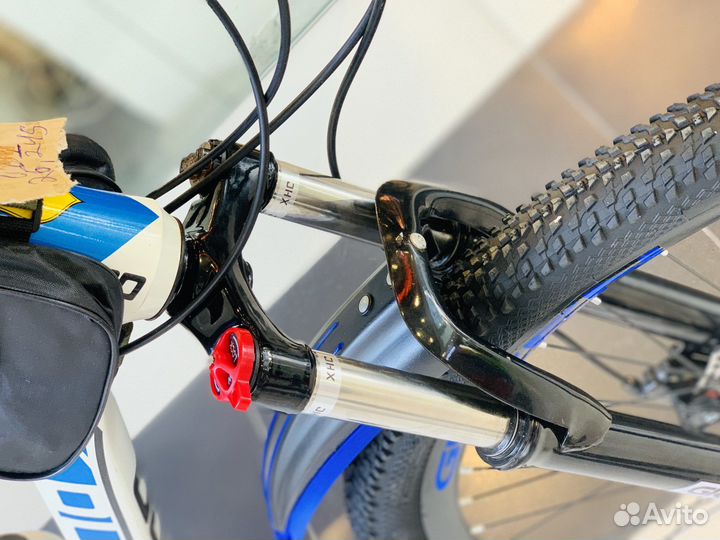 Велосипед на спицах 26'' 24s алюминий синий