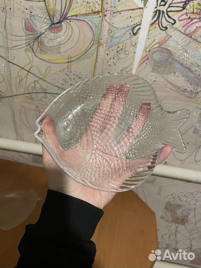 Блюда набор 3 шт (под рыбу)