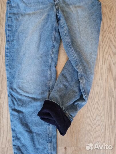 Зимние джинсы 148 -152 см отличные