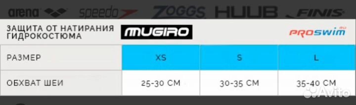 Mugiro Neck Protector size L