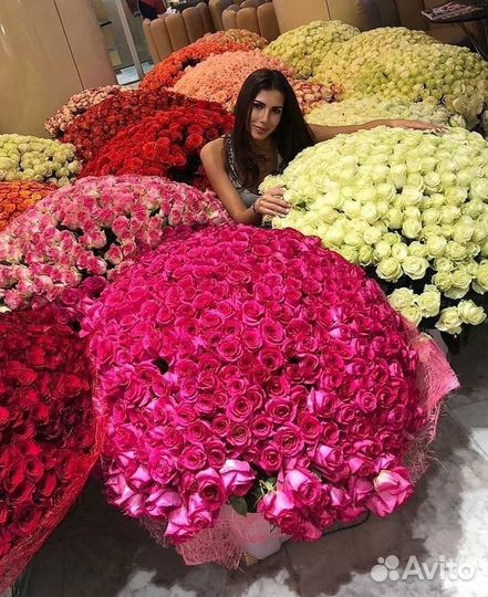 101 роза, 201 роза,301 роза, доставка цветов