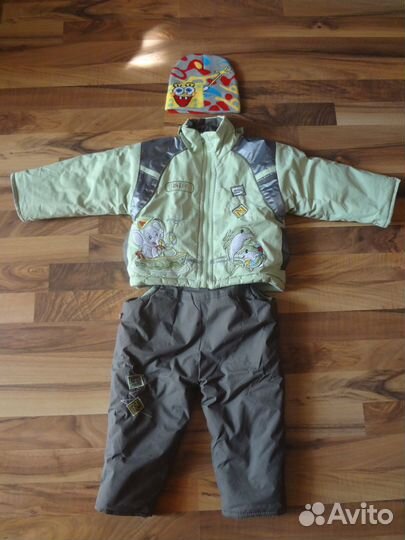 Пакетом одежда на мальчика,74-90 см,цена за все