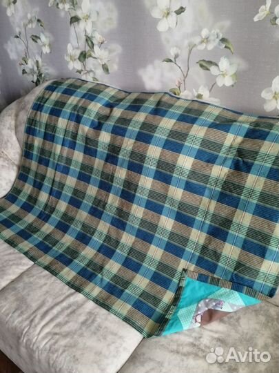 Лоскутное покрывало ручной работы