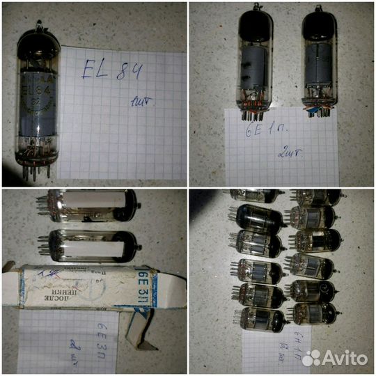 Радио лампы 135шт