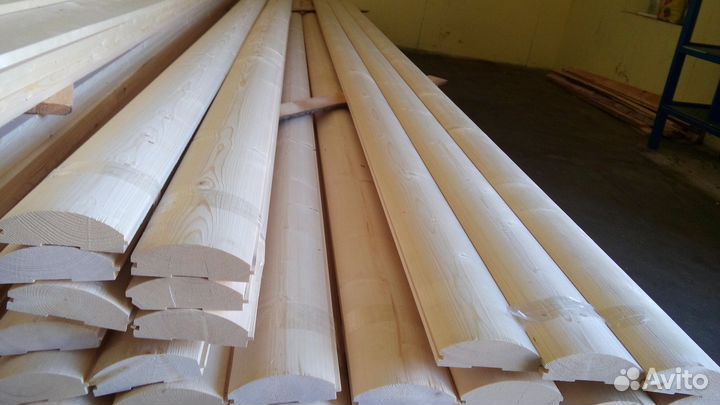 Вагонка Блок-Хаус ель/сосна