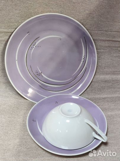 Чайная пара. Фарфор из ГДР