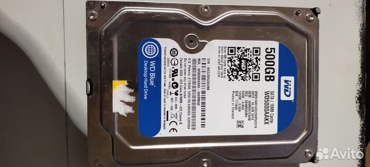 Жесткие диски wd5000aakx 500gb