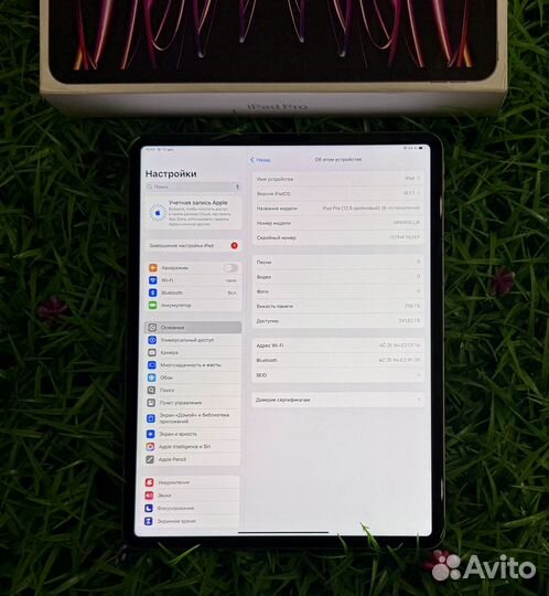 Идеал iPad Pro 12.9 m2 2022 256gb АКБ-100 Procreat