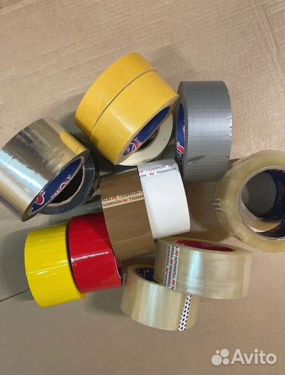 Скотч Осторожно Стекло, 63м на 48мм