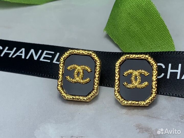 Серьги Chanel Премиум