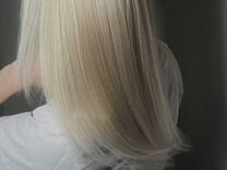 Модель на окрашивание волос