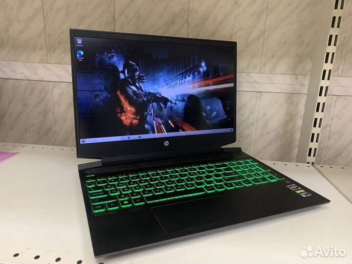 Игровой ноутбук HP pavilion gaming 15.6 R5/GTX1650