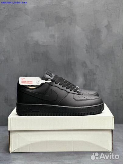 Кроссовки nike air force 1 black (Арт.73271)