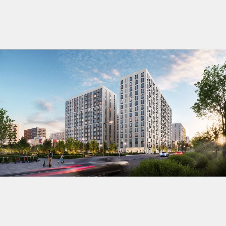 1-к. квартира, 43,2 м², 1/15 эт.