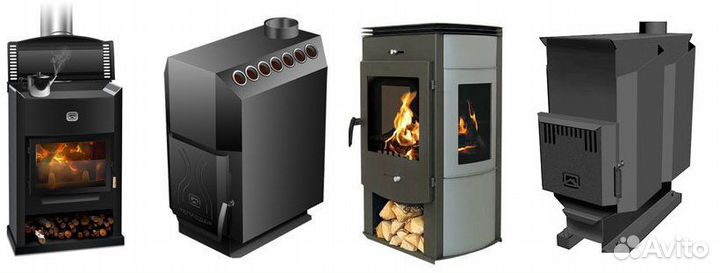 Печь отопительная воздухогрейная