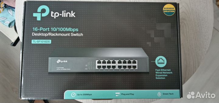 Коммутатор TL-SF 1016DS