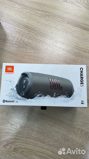 Новый Портативная колонка JBL Charge 5, синий