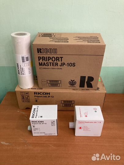 Мастер Ricoh JP10 S, DX2330S, чернила JP12 и тд