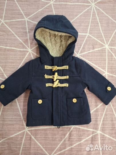 Пальто для мальчика на 6-9 мес