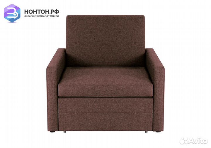 Кресло выкатное Виктория-5 коричневое