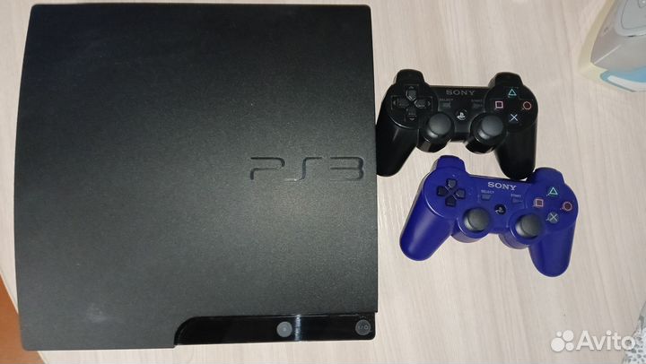 Игровая приставка sony ps3 slim прошитая