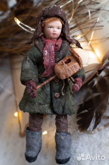 Игрушка ёлочная ватная