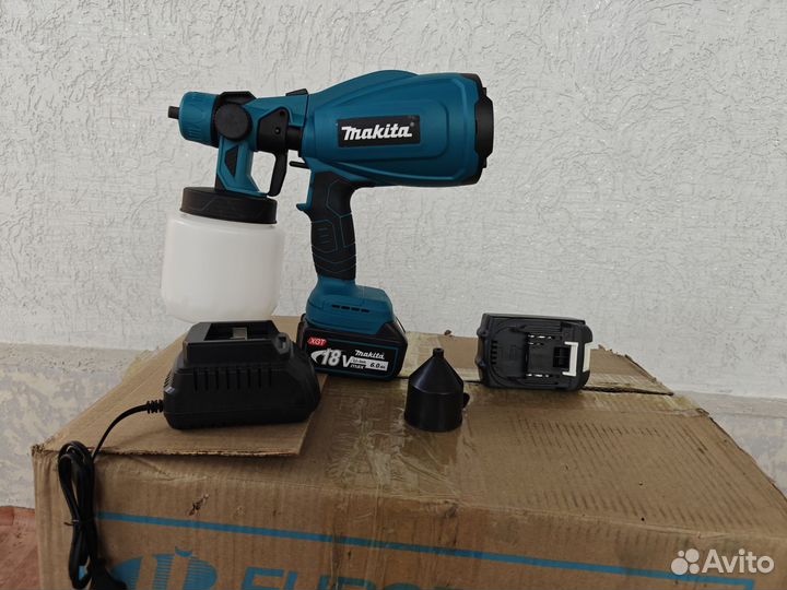 Краскопульт на АКБ