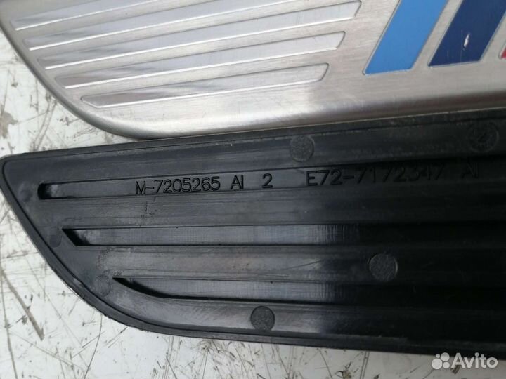 Комплект накладок на пороги BMW X5 M X6 M