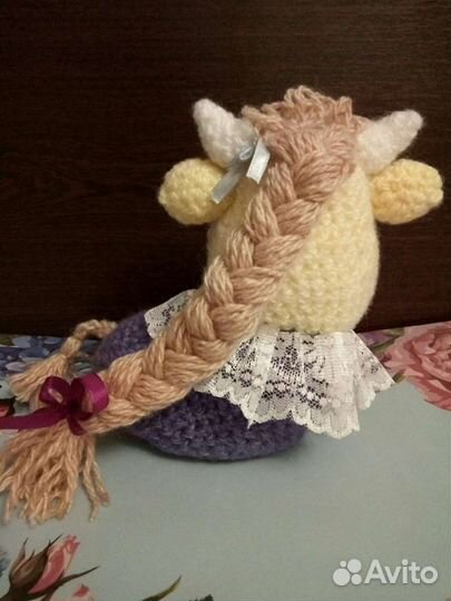 Вязаная коровка