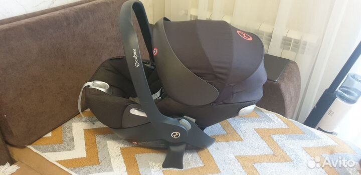 Автолюлька cybex cloud q + адаптеры на коляску