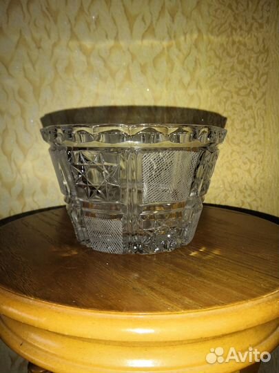 Салатник хрустальный