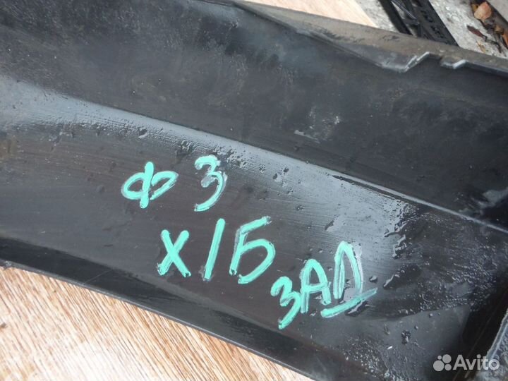 Юбка бампера заднего Ford Focus 3 Х/Б