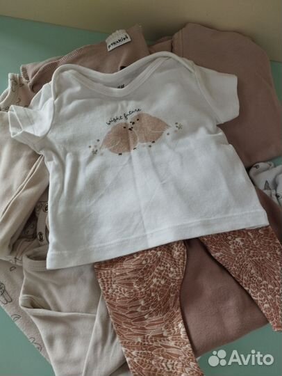 Одежда для новорожденной девочки 56 62 пакетом