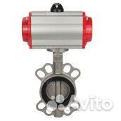 Затвор дисковый поворотный DN.ru 316L-316L-epdm Ду150 Ру16, корпус - нержавеющая сталь, диск - нержа