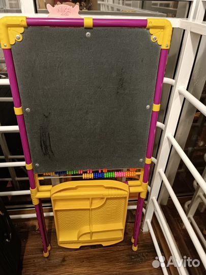 Мольберт детский двухсторонний для рисования