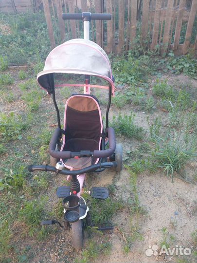 Детский велосипед бу с родительской ручкой