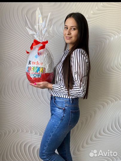 Большой киндер сюрприз шоколадный