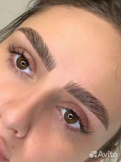 Ламинирование и окрашивание бровей