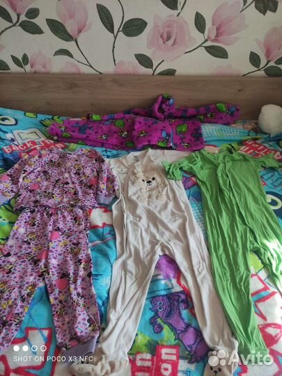 Большой пакет вещей на девочку
