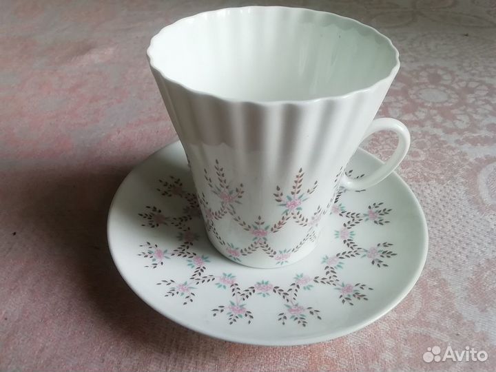 Кофейная пара лфз костяной фарфор