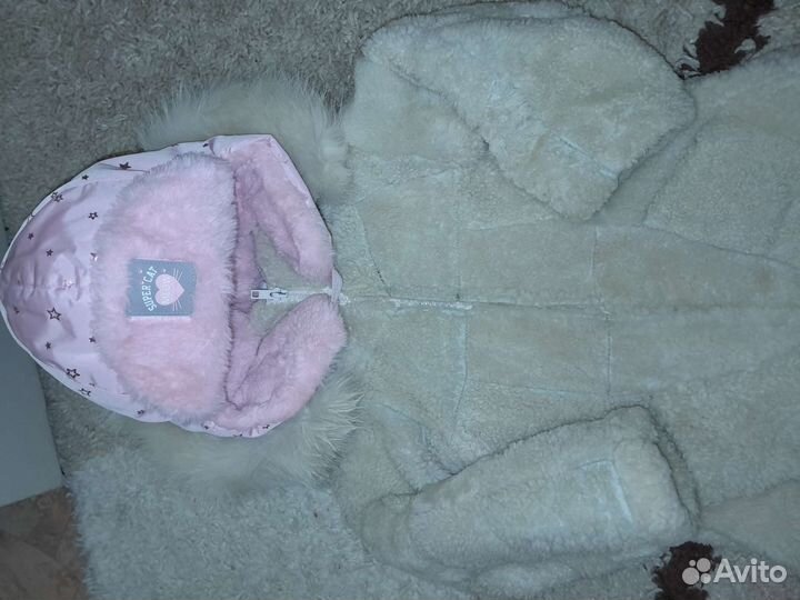 Шуба для девочки 104