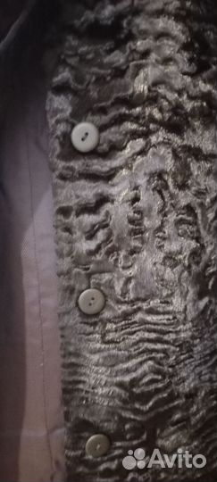 Шуба искусственная под каракуль 52 54