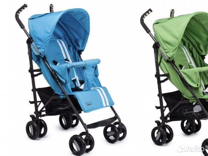 Коляска (новая) прогулочная, трость