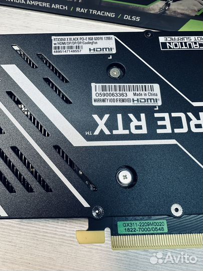 Видеокарта RTX 3050 8Gb KFA2 идеал